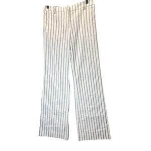 BCBGMAXAZRIA floral striped pattern women’s‎ flare pants  size 0 NWT